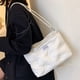 thumbnail image 4 of Bolso cruzado de plumón para mujer, bolso de compras femenino de gran capacidad (blanco), 4 of 7