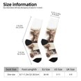 thumbnail image 2 of Fotbe Relaxed Cute Cow Reading Calcetas Largas con Estampado para Hombre y Mujer – Calcetas de Compresión Transpirables y Elásticas, Viajar y Uso Diario Talla 5-11, 2 of 6