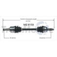 thumbnail image 1 of TrakMotive MZ-8159 CV Axle Shaft Premium OEM Replacement, 1 of 2