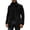 Black, variant on Mens Trench Coat Relaxed Mid Stand Collar Four Button Outer Coat, Side Patch Pockets Wrinkle Resistant Cut for City Errands Dinner Trips Brown XXXL