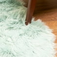 thumbnail image 7 of Ultra Soft Faux Sheepskin Fur Shag Rug Teal 2' x 4' Sheepskin, 7 of 7