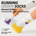thumbnail image 3 of Mqamex Men's Compression Athletic Crew Socks,Sizes 9-14,Moisture Wicking,Targeted Cushioning(3-Pack), 3 of 6