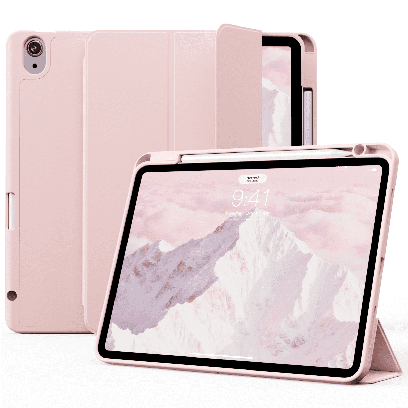 Kenke iPad 10.2 Case for 9th, 8th, 7th Generation with Pencil