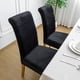 thumbnail image 5 of Funda de terciopelo para silla de comedor FORCHEER, paquete de 4, color negro, 5 of 6