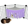 thumbnail image 4 of shenmeida Guinea Pig Tassel Hideout Small Animal Corner Fleece Hideaway Cute Ferret Hammock and Sleeping Bed for Ferrets Chinchillas Small Pets, 4 of 5