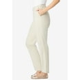 thumbnail image 3 of Woman Within Plus Size Tall Adjustable Waist Straight-Leg Chino, 3 of 6