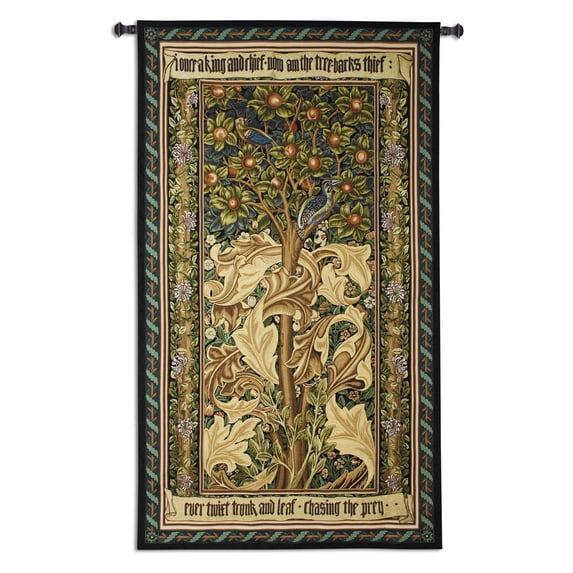 Fine Art Tapestries Woodpecker William Wall Tapestry