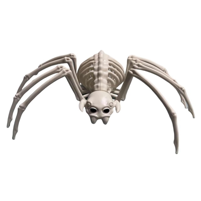 Piwvid Décorations d'Halloween Squelette d'Araignée pour Cour d'Animaux Effrayants Accessoires de Fête Intérieure Extérieure