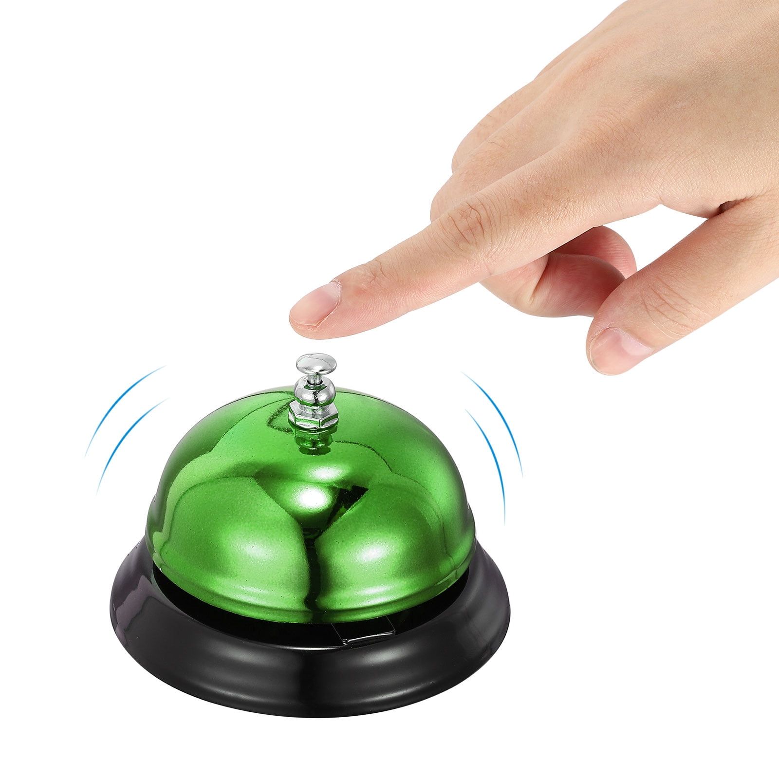 Unique Bargains Desk Dinner Bell for Restaurants and Service in Settings 85x60 mm Green