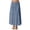 Light Blue, variant on Women's Solid Color Midi Skirt, High Waist A-Line Casual Skirt, Versatile Basic Skirt for Office, Daily Wear and Spring Outfits,Army Green,L