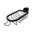 thumbnail image 3 of Soporte de esponja con gancho Jabonera Colgador de paño Desmontable a prueba de herrumbre Organizador de fregador de cepillos multiusos para baño negro 27cmx11cm, 3 of 9