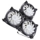 thumbnail image 2 of Ventilador de refrigeración de computadora con control remoto, 3 piezas Ventilador de refrigeración de chasis de computadora Ventilador de refrigeración de chasis de computadora Probado profesionalme, 2 of 12