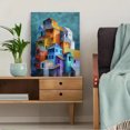 thumbnail image 5 of Qisvanset 12x16 Inch Colorful Wildflower Meadow Sunset Oil Painting Canvas Print Wall Art, 5 of 5