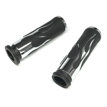 Drag Specialties Flamed Grips Throttle by Wire (TBW) (0630-0613)
