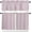 Plum Beige, variant on Dark Blue Striped Kitchen Curtains, Modern Beige Geometric Country 3-Piece Kitchen Curtain Valance and Tiers Set 24 Inch Length, Rod Pocket Half Window Curtains for Cafe Living Room Bathroom