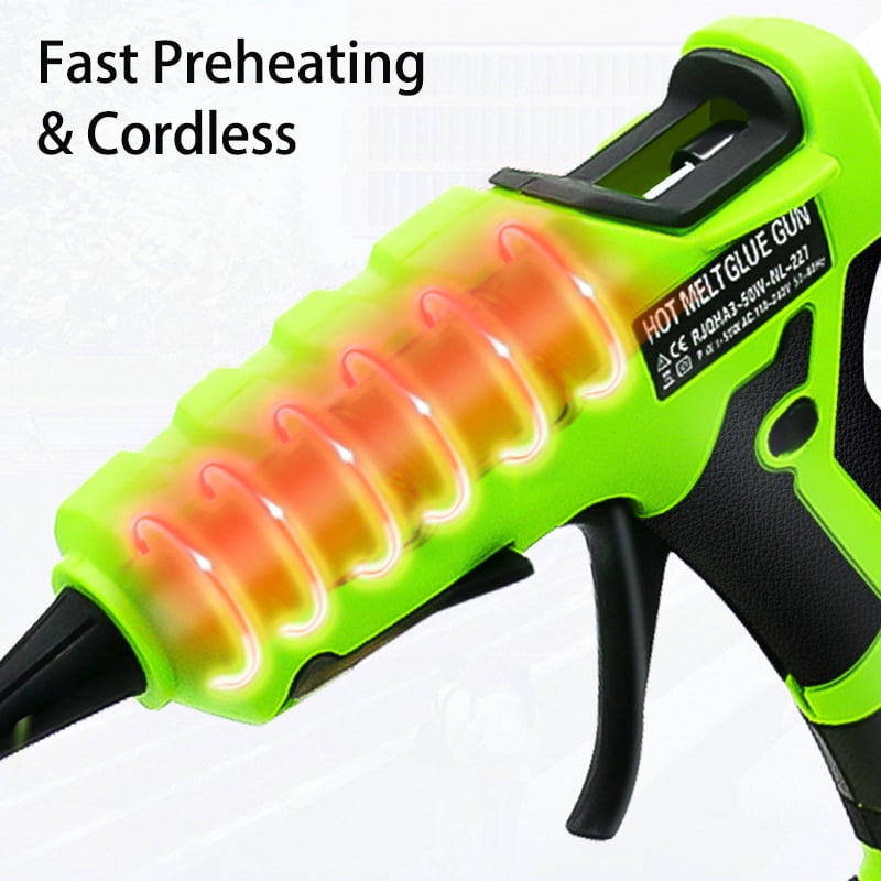 Cordless Hot Melt Glue Gun For Black and Decker With 30 Sticks 20V Lithium Battery Electric Repair Tool
