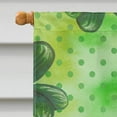 thumbnail image 3 of Carolines Treasures BB9890CHF Pomeranian 2 St Patricks Flag Canvas House Size  Large multicolor, 3 of 4