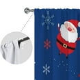 thumbnail image 3 of Goory 2PCS Rideaux de Luxe Décoration à la Maison Longs Rideaux de Noël Rod Fenêtre Rideaux Traitements Chambre Style-E W:41 "x H:91", 3 of 6