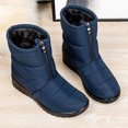 thumbnail image 4 of Zapatos De Nieve De Tobillo Botas de nieve forradas de piel, Botas de nieve para tobillo, mujeres acogedoras de talla grande para actividades al aire libre Wdftyju Tenis De Mujer Tenis De Hombre, 4 of 8