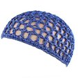 thumbnail image 3 of 4 piezas de redes para el cabello para dormir en gorro de crochet, malla para el cabello, red para el cabello de crochet, redecilla de punto para rayón suave (negro, rosa, morado y azul) 14, 3 of 5