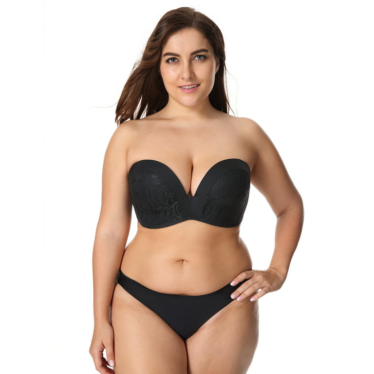 A super-supportive molded Delimira strapless bra designed with a