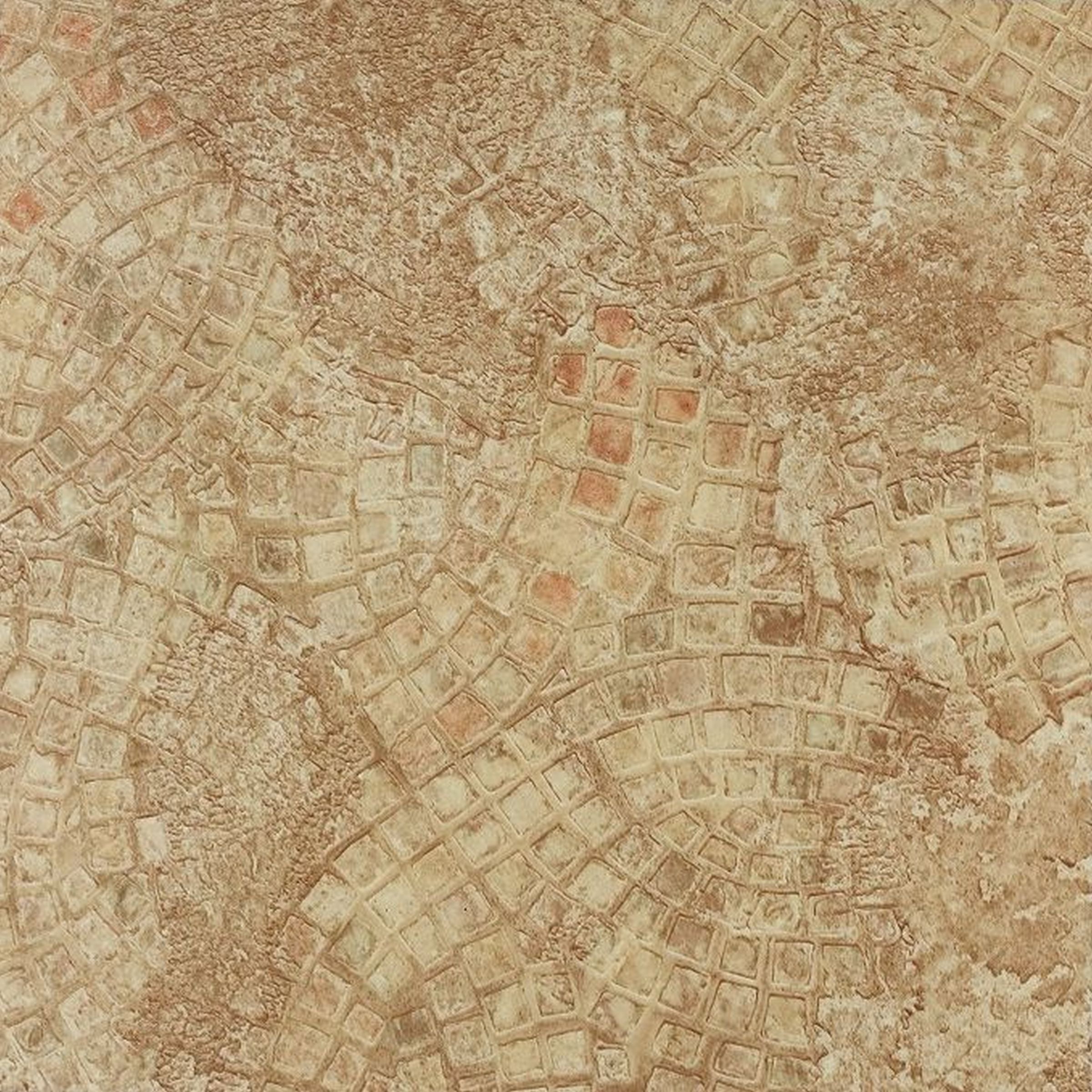 Mosaico Clasico Ancient Beige Mosaic 12x12 Self Adhesive Vinyl Floor