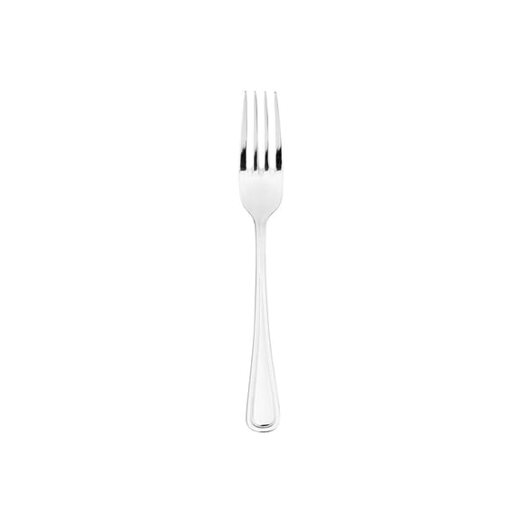 Flatware Elegance 7.75" Silver Stainless Steel Dinner Fork 18/10 (Set of 12)