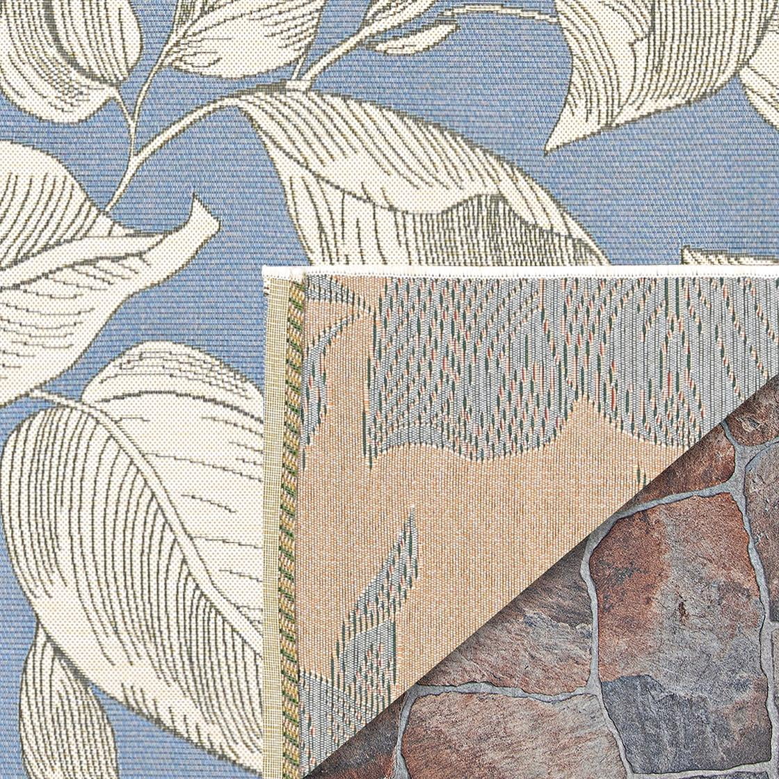Couristan Dolce Flora 2'3" x 3'11" Ice Outdoor Rug
