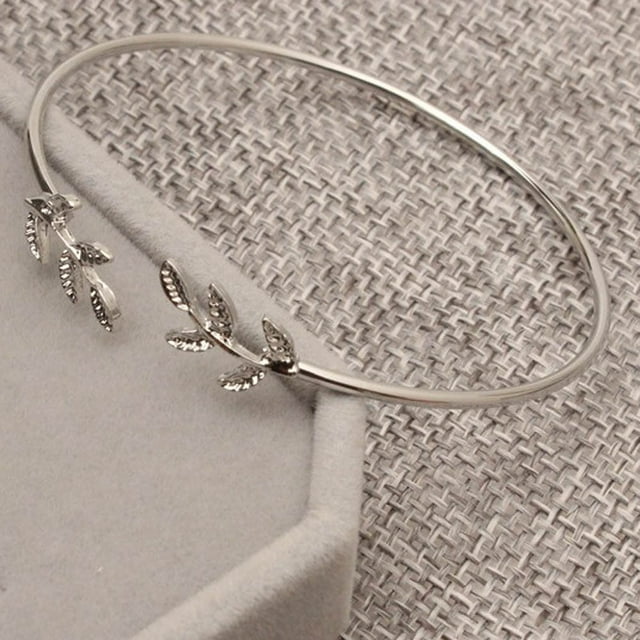 Fiudx Pulsera de Cristal, Elegante Brazalete de Aleación, Elegante Joya Diamantes, Accesorio de Moda para Mujer, Ideal para Fiestas, Regalo para Ella, El Color Puede Variar, Incluye 1 Pieza.