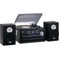 thumbnail image 1 of Tocadiscos estéreo JENSEN JTA-475B de 3 velocidades con radio de casete de CD, 1 of 4