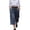 Navy #013, variant on Women's Capri Palazzo Pants High Waist Wide Leg Summer Beach Pant Trendy Chino Capris Trouser with Pockets, M