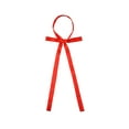 thumbnail image 1 of INSPIRE CHIC Women's Long Self Tied Bowtie Solid Color Adjustable Neck Elegant Bow Tie Red One Size, 1 of 5