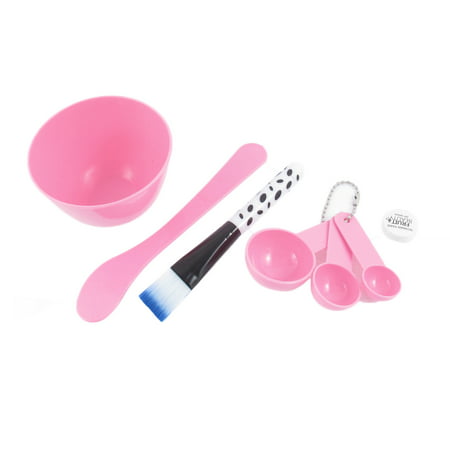 Beauty DIY Facial Mask Bowl Brush Spoon Stick Cosmetic Tool 6 in1 Set