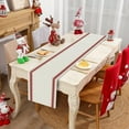 thumbnail image 2 of Christmas Table Runner Simple Stripe Merry Christmas Long Runners for Winter Xmas Home Kitchen Dining Table Decoration 13 x 90 Inch, 2 of 5