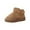 ZB-Brown, variant on Baby Booties Newborn Infant Baby Girl Boy Cotton Booties Stay On Sock Slippers Soft Bedroom Shoes Non-Skid Ankle Boots With Grippers Toddler Crib Warm Shoe Coffee Size,7