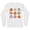 White, variant on Fall Pumpkins and Flowers Long Sleeve Shirt Unisex Large White