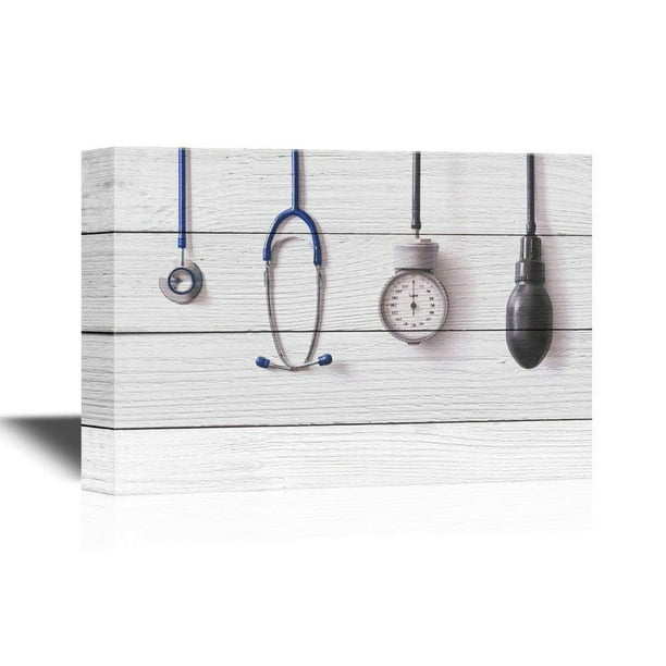 wall26 Clinic Canvas Wall Art Medical Apparatus and Instruments on