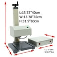thumbnail image 3 of Techtongda Pneumatic Metal Marking Machine Dot Peen Marking Machine Metal Print Integrated 1711 Type, 3 of 12