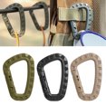 thumbnail image 2 of Outdoor Carabiner D Rings Spring Gear Clip Fast Carabiner Plastic Hook Backpacks Hangings Buckle, 2 of 8