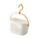 thumbnail image 3 of Organizador de ducha colgante, soporte para champú y jabón con ganchos, cesta de almacenamiento, Blanco, 3 of 9