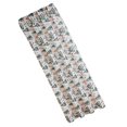 thumbnail image 5 of Holiday Curtains Christmas Snowflake Print Polyester Fabric Machine Washable Quick Setup Window Treatments, 5 of 8