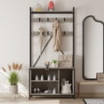 thumbnail image 1 of Entryway Bench with Coat Rack | 5-in-1 Hall Tree Organizer for Mudroom & Entry, 1 of 7