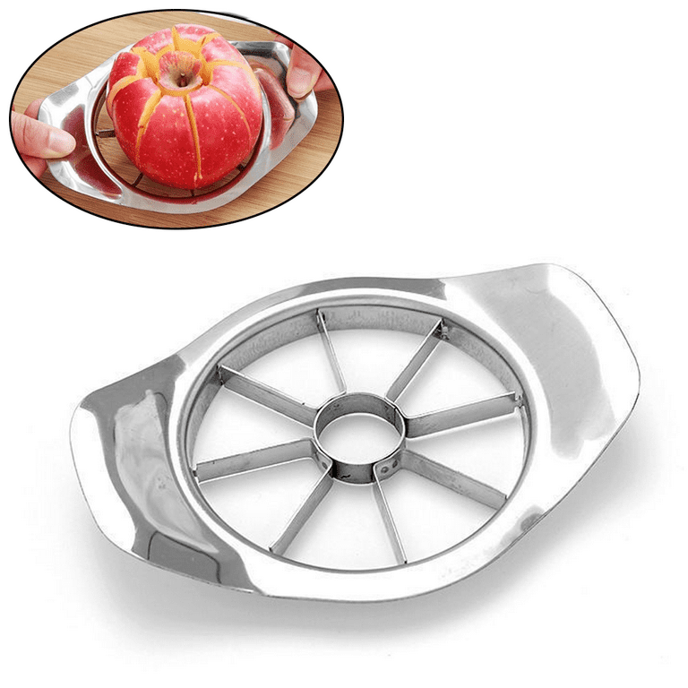 Apple Slicer- Professional Apple Cutter - Sharp Apple Slicer and  Corer-Stainless Steel Apple Corer with 8 Blades- Apple Corer Tool -  Dishwasher