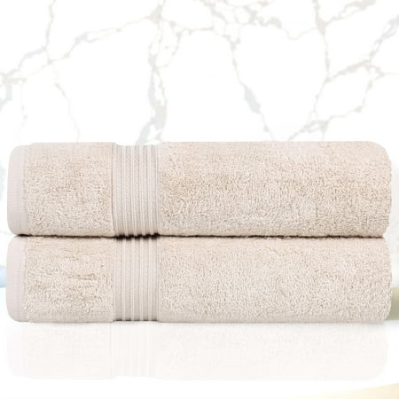 Superior Egyptian Cotton Absorbent Stone Bath Towel Set of 2