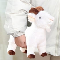 Taotanxi Goat Toy, Goat Plush Toy, Fun Gift for Friends and Co-Workers 12In,White