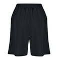 thumbnail image 4 of Women's Wide Leg Shorts Comfort Shorts Fashion Casual Shorts Loose Knee Length Short, 4 of 5