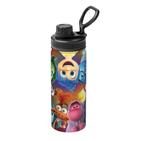 

Inside Out 18 Oz Water Bottle Insulated Stainless Steel Vacuum Tumbler Water Flask For Students Boys Girls