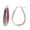 Pink-Red-White, variant on Inside Out Crystal Hoop Earrings for Women | Pink Crystal Oval Hoop | Sparkle Statement Jewelry
