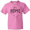 thumbnail image 3 of Inktastic Its Home- State of Texas Outline Distressed Text Youth T-Shirt, 3 of 5