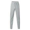 thumbnail image 5 of yuCgh Men's Long Sleeve Long Pants Two-Piece Sports and Leisure Suit, Comfortable Athletic Set for Casual Wear, Ideal for Running, Workout and Outdoor Activities,Light Gray M, 5 of 7